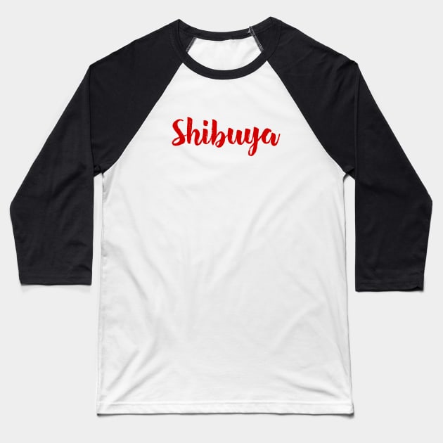 Fancy Shibuya for Fashion and Shopping Baseball T-Shirt by ArtDesignDE